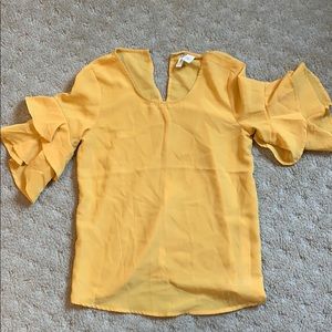 Yellow/gold xs blouse